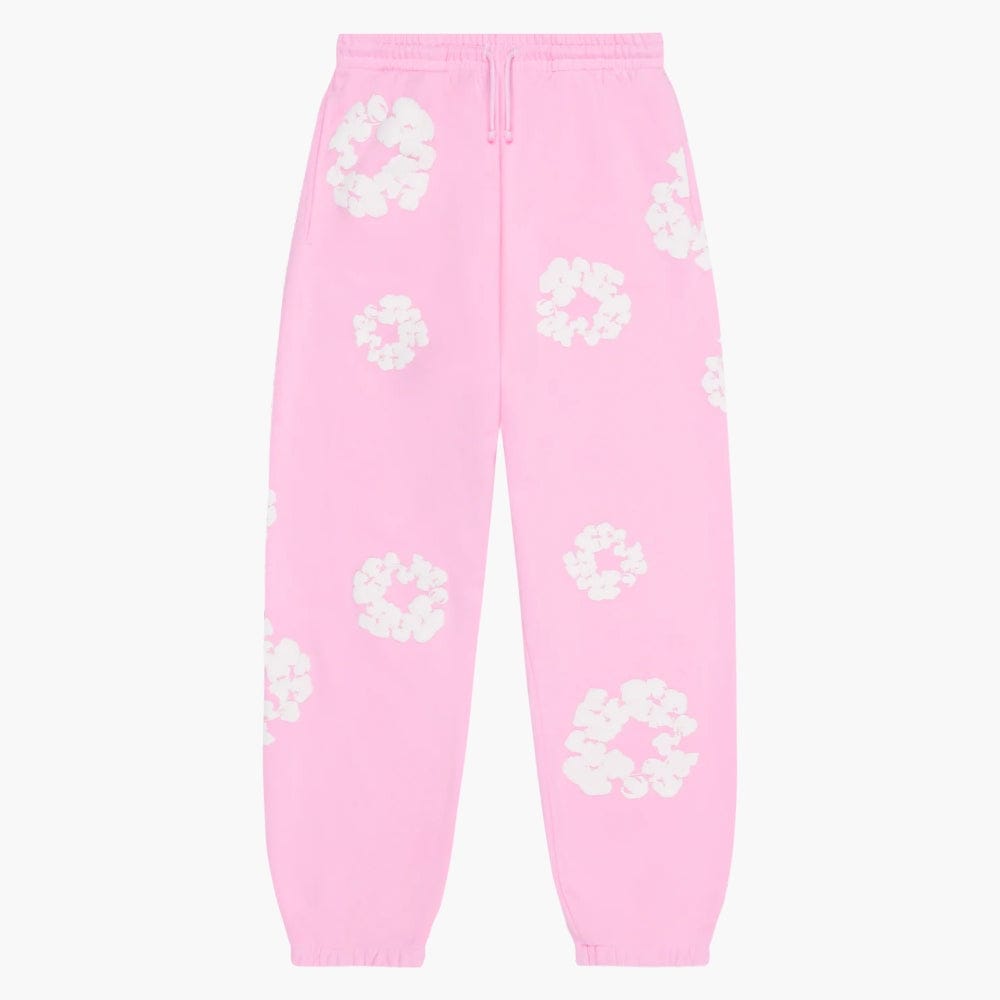 Pink Denim Tears Sweatpants – Cotton Wreath Print – VØVRS