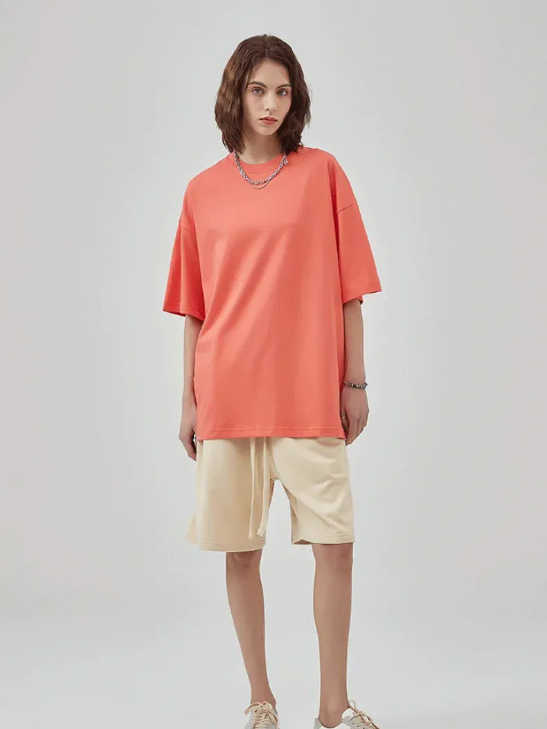 Custom Anime Character Coral T-Shirt - Personalized 230GSM 100% Cotton Tee