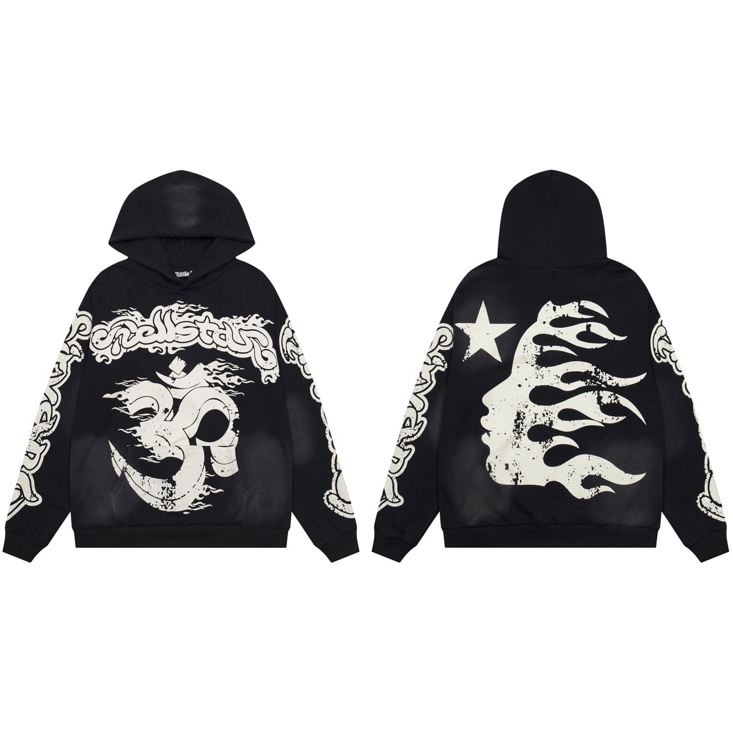 正規品 hellstar ヘルスター パーカー HELLSTAR SPORTS パーカー Hoodie Jet○関送無料○ (HELLSTAR/パーカー