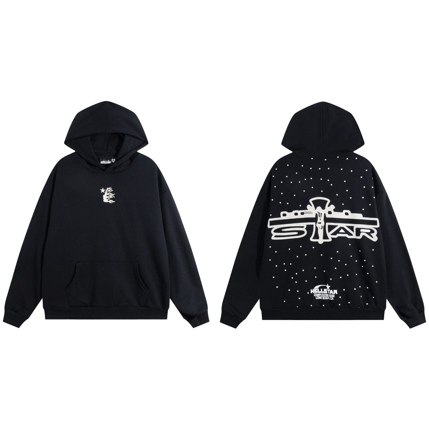 HELLSTAR パーカー Hellstar Sports Pink Flame Zip-Up Hoodie Size XL | eBay