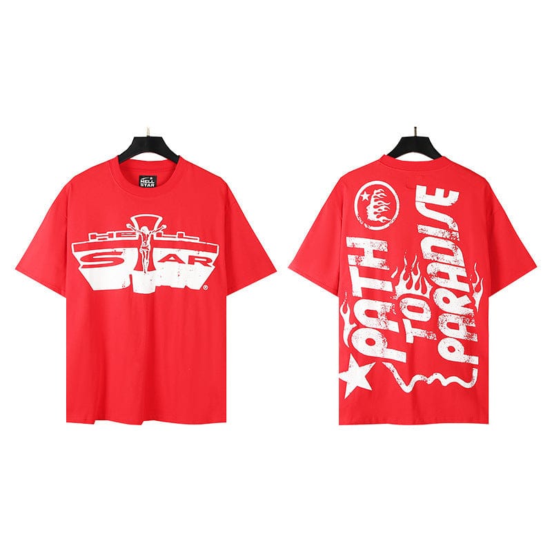 Authentic Hellstar Red Graphic T-Shirt | Bold Street Style