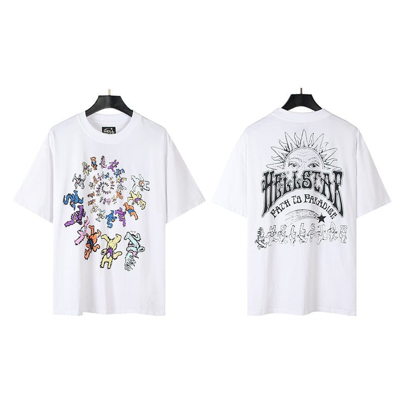White Hellstar Path to Paradise Graphic T-Shirt | Limited Edition