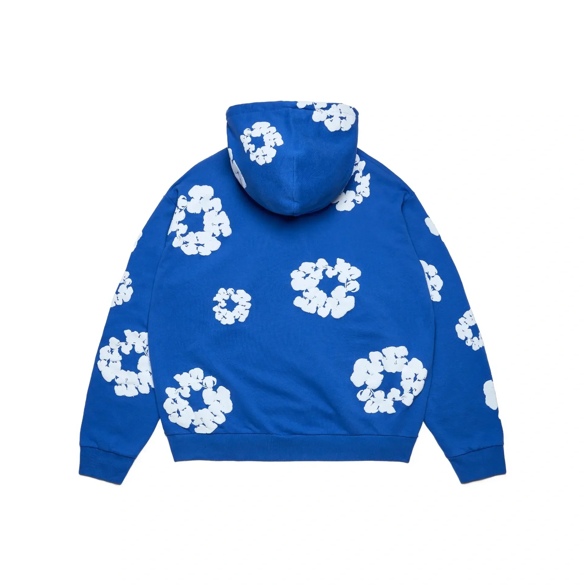 Denim Tears Cotton Wreath Zip Hoodie - Blue
