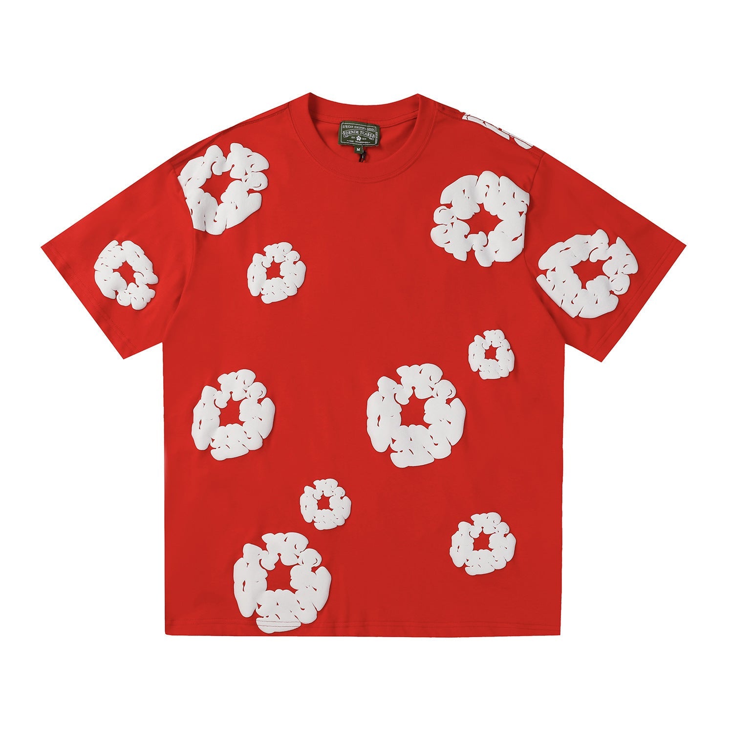 Red T-Shirt | Denim Tears Wreath Graphic Cotton – VØVRS