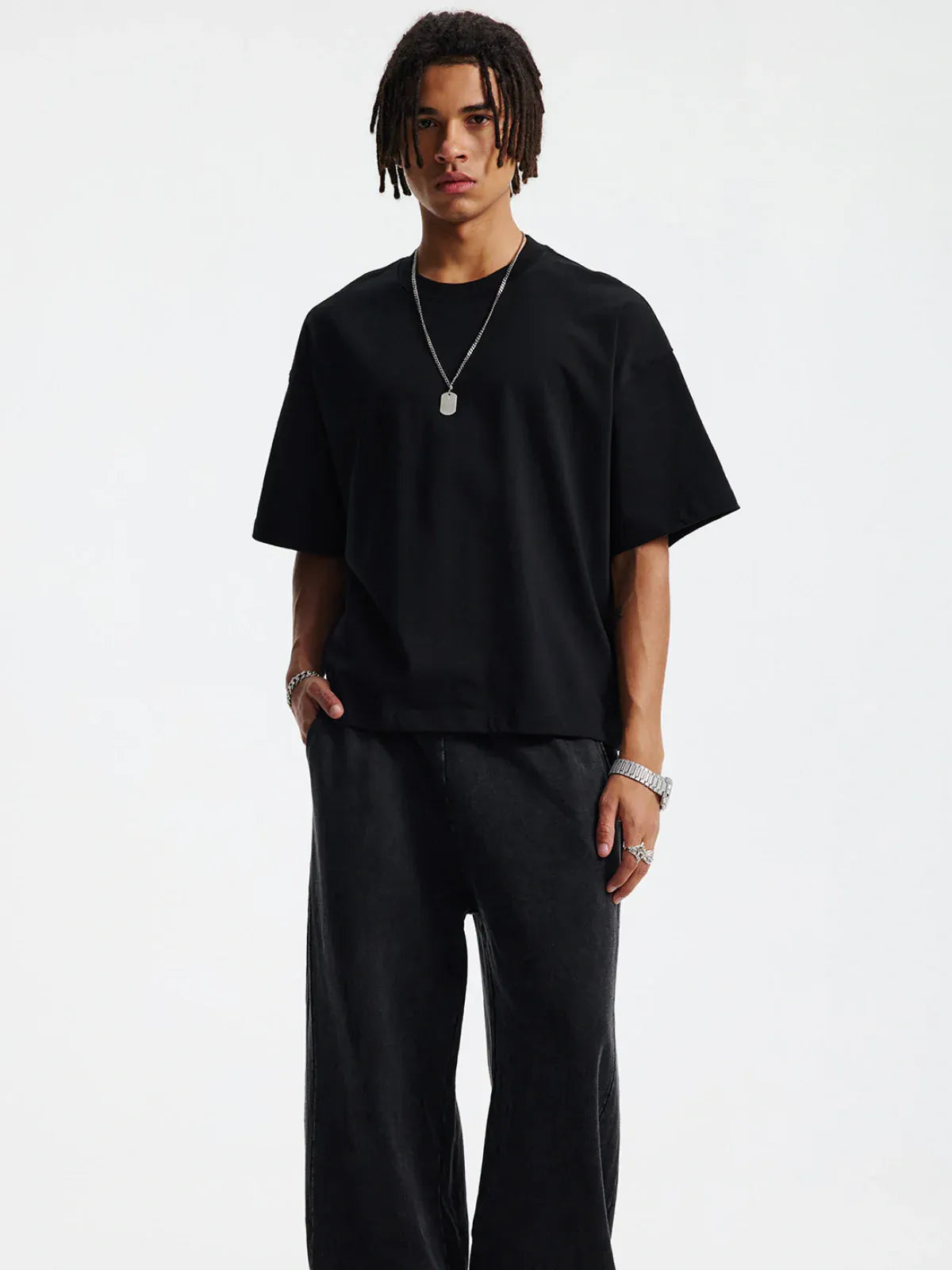 Custom Anime Character Black T-Shirt - Personalized 230GSM 100% Cotton Tee