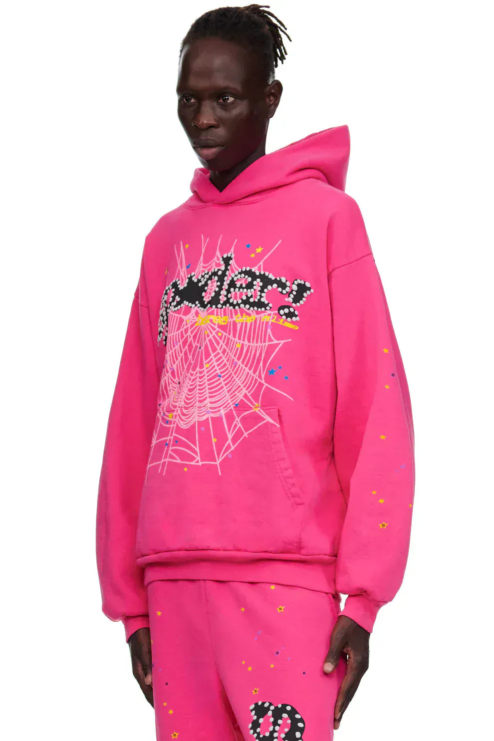 Sp5der “Nevermind the Punk” Hoodie – Hot Pink 440GSM Heavyweight Streetwear Pullover