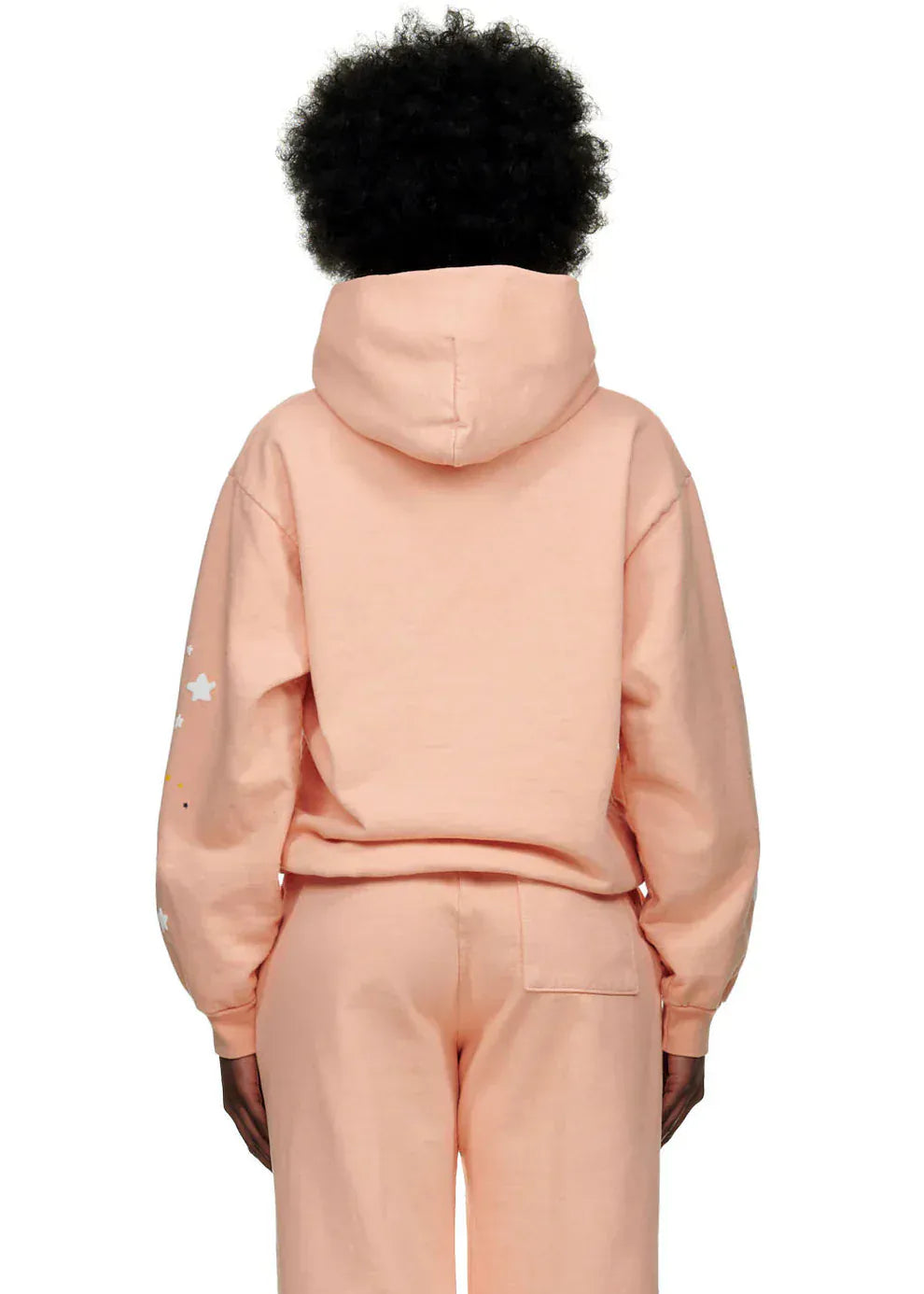 Sp5der Star Web Hoodie – Peach Pink 440GSM Heavyweight Oversized Streetwear Pullover