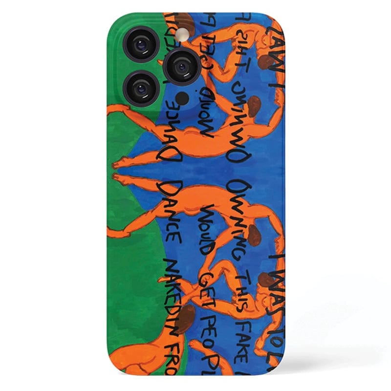 Vibrant Art Dance iPhone  16 Pro Max Case - Bold Expression with Colorful Figures