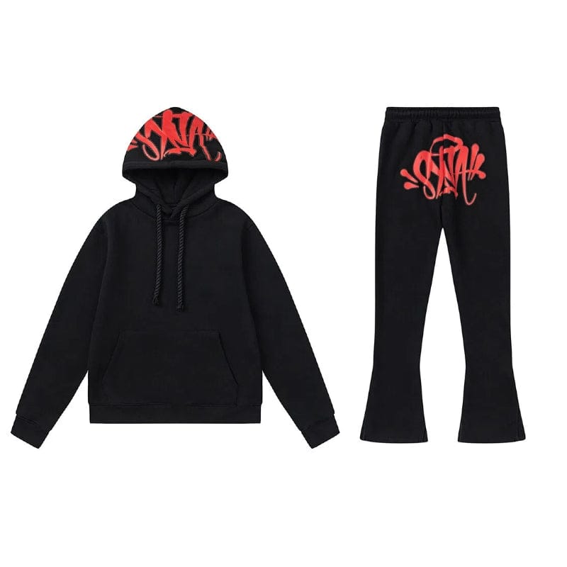 Syna World Tracksuit Set | Graphic Hoodie & Flared Pants – VØVRS