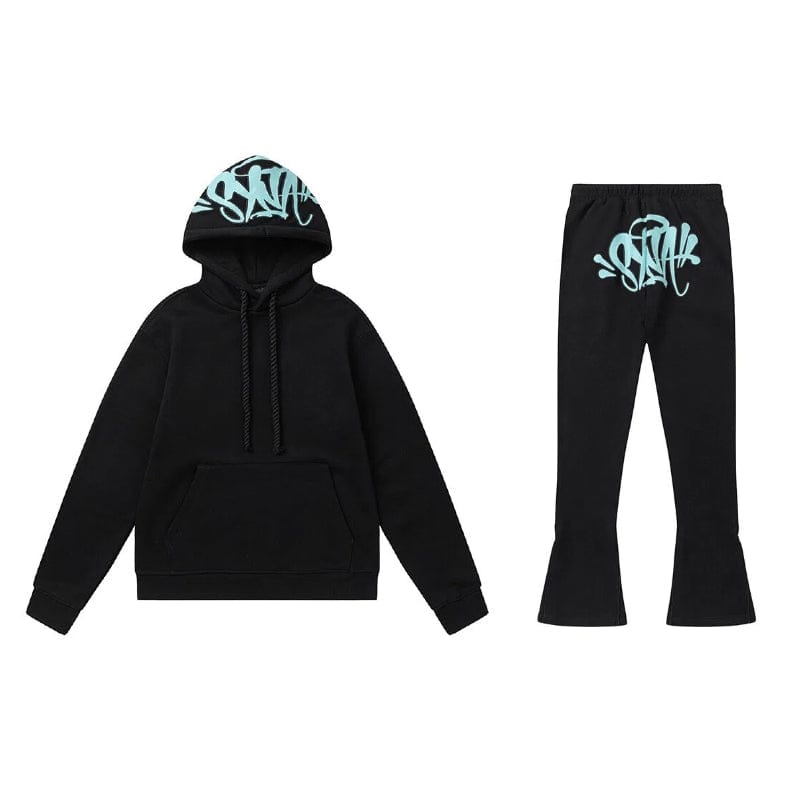 Syna World Tracksuit Set | Graphic Hoodie & Flared Pants – VØVRS
