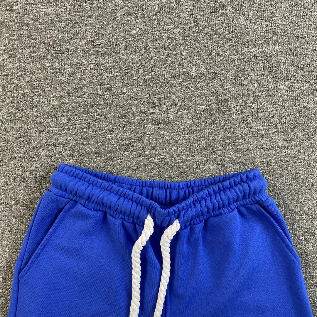 Syna World Graffiti Logo Sweat Shorts - Royal Blue