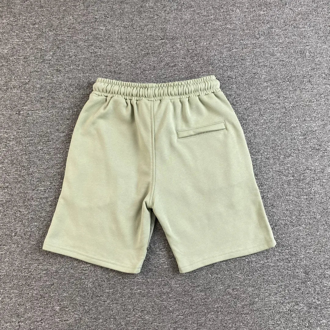 Syna World Graffiti Print Shorts Olive Green